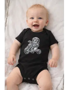 Baby Biker Tricycle Chopper Onesie | Cotton Baby Biker 2