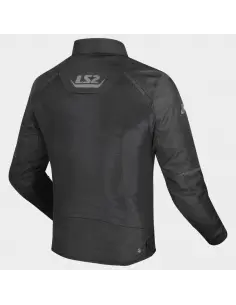 LS2 Breeze Black Summer Ventilated Jacket with Protectors 2
