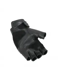 Gants sans doigts MACNA Tulsa noirs en cuir 2