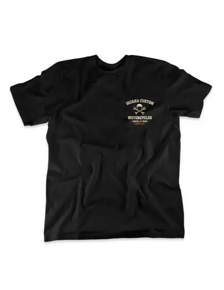 T-shirt Iguana Custom Motorcycles Noire Homme