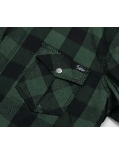 Camisa Motard Mulher Verde AA com Kevlar | Iguana Custom