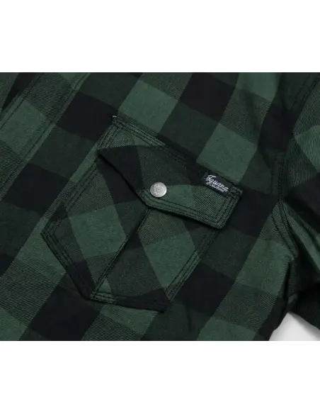 Camisa Motard Mulher Verde AA com Kevlar | Iguana Custom