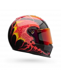 Capacete Bell x Grime Eliminator Carbon Mad Society | Iguana Custom