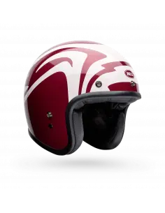 Bell Custom 500 Slap Red White Helmet | Iguana Custom