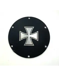 RUGGED BLACK DERBY WITH CROSS MALT ENGRAVED SPORTSTER XL 04-U
