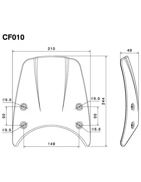 CUPOLA RIZOMA ALUMINUM RACER