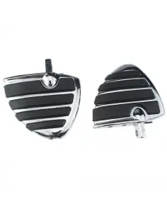 Comprar Plataformas Cromadas Con Gomas Wind Style Para Harley a precio de oferta
