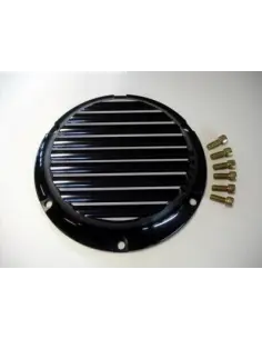 Comprar Tapa Derby Finned Negra Para Sportster Xl 04-Up a precio de oferta