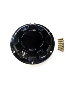 DERBY COVER TECHNO BLACK ANODIZED FITS SPORTSTER XL 04-UP