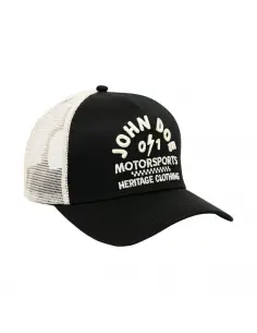 John Doe Black White Trucker Cap | Iguana Custom