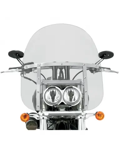 TRANSPARENT MEMPHIS FAT FXDB 43CM WINDSCREEN