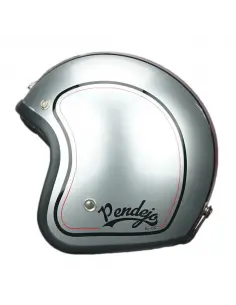 CASQUE JET PENDEJO BY IGUANA CUSTOM - SILVER CLASSIC