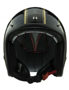 PENDEJO DE CAPACETE A jet POR IGUANA CUSTOM - CLÁSSICO PRETO 2