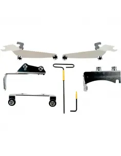 KIT ANCHOR POLISHED MEMPHIS SHADES SPORTSHIELD KAWASAKI VN900 CLA