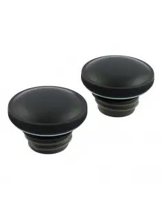 MATTE BLACK MATTE FOR HARLEY 96-UP WITHOUT KEY (2 UNITS)