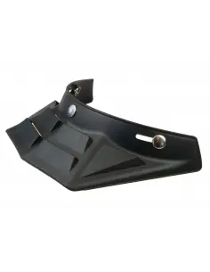 Acquista Visiera Cross Style Nera Corta per Caschi con Bottoni a Pressione in Offerta