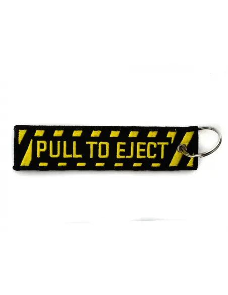 PORTE-CLÉ DE L'ÉTIQUETTE BRO BRODÉE - TIRER POUR L'É É É É É É É É É É É É É É