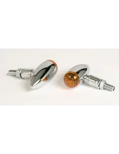 MICRO-BULLET CHROME-PLATED ALUMINIUM TURN SIGNALS HOMOLOGATED
