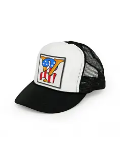 GORRA TRUCKER 13 1/2 V2 BLANCA Y NEGRA
