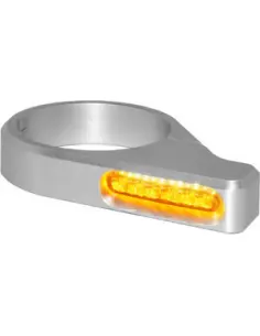 CLIGNOTANT HORQUILLA HEINZ ZC ARGENT/AMBAR HOMOLOGÉ 39/41mm