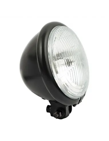 "BATE" BLACK HEADLIGHT 5-3/4" E-MARK
