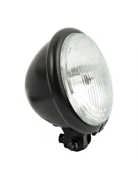 "BATE" BLACK HEADLIGHT 5-3/4" E-MARK