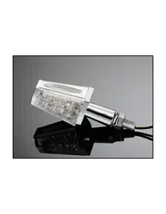 TURNSIGNALS LED "COFFIN STYLE" CHROMED