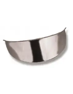 CHROME VISOR FOR CENTRAL HEADLIGHT 7" SMOOTH