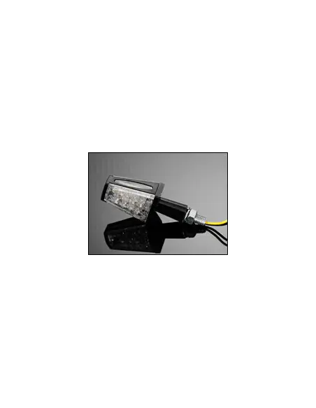 FLASHERS LED PRETOS "ESTILO CAIXÃO"
