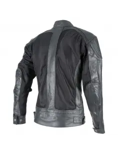 VESTE ETE BYCITY SAHARA CUIR NOIR ET GRILLE 2