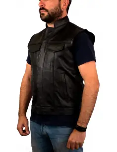 Acquista Gilet Soa Pelle Eco Nero a prezzo scontato 2