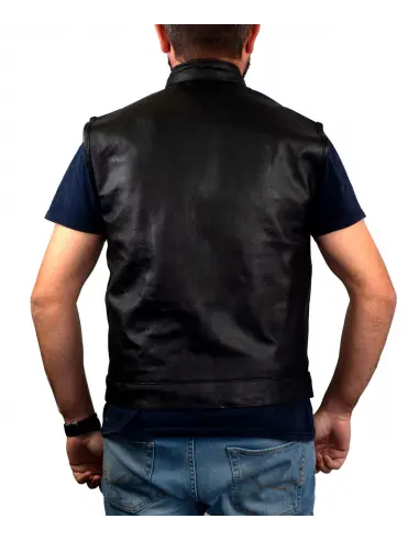 SOA LEATHER VEST ECO BLACK