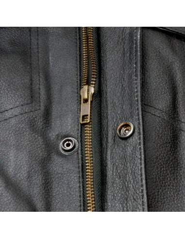 Acquista Gilet Soa Pelle Eco Nero a prezzo scontato