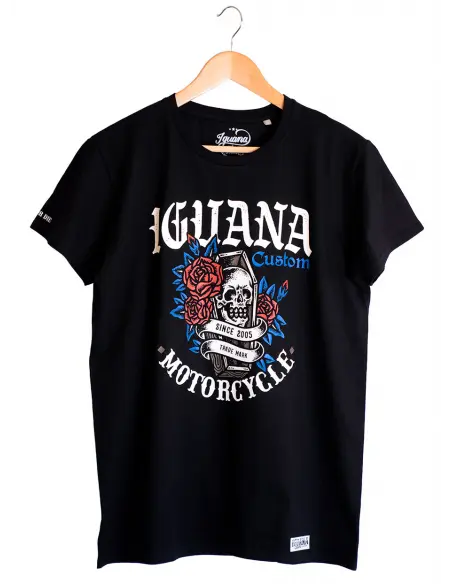 Comprar Camiseta Skull And Roses Iguana Custom Collection a precio de oferta