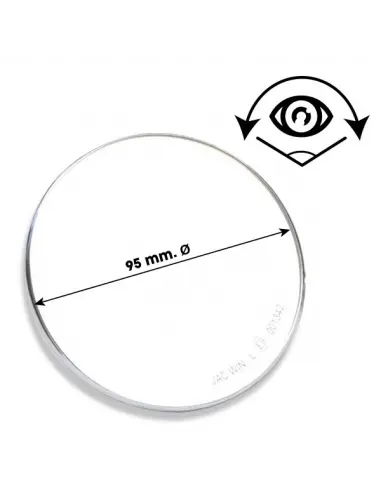 MIRROR ROUND CHROME E-MARK