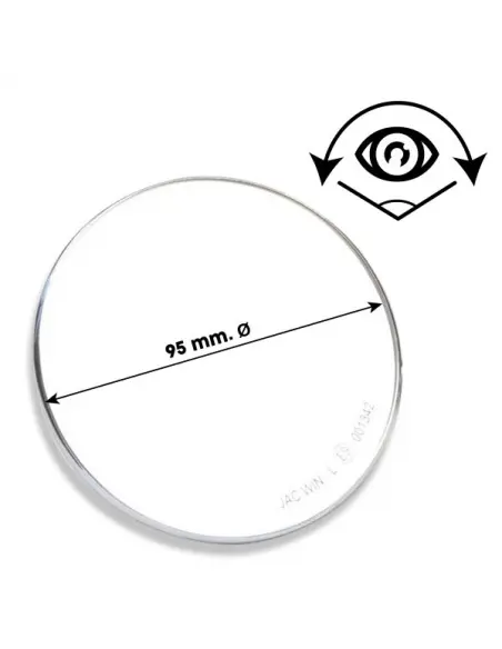 MIRROR ROUND CHROME E-MARK