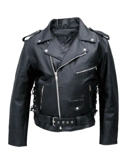 ROCKER TYPE JACKET WITH PROTECTIONS