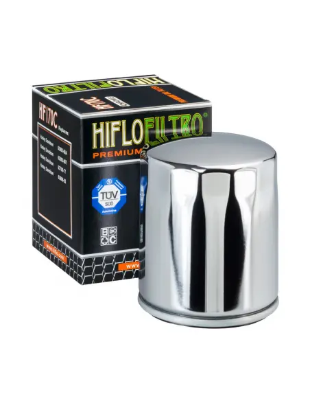 FILTRE A HUILE CHROME HF171C HARLEY