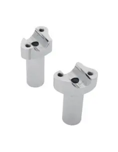 FORGED ALUMINUM HANDLEBAR RISERS 3.5" CHROMED