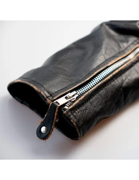 LEATHER JACKET AGED EAGLE WITH PROTECTIONS CE