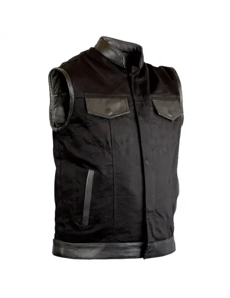 Comprar Chaleco Soa Vaquero Y Piel a precio de oferta