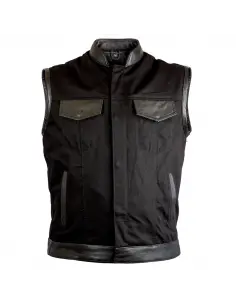 Acquista Gilet Soa in Pelle e Denim a Prezzo Scontato