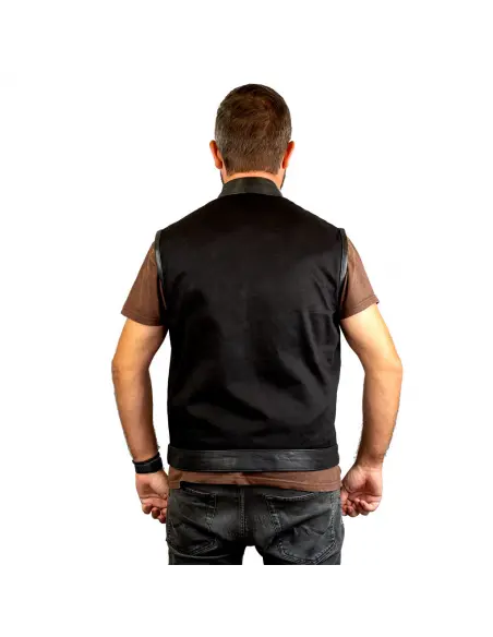 Comprar Chaleco Soa Vaquero Y Piel a precio de oferta
