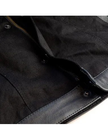 Comprar Chaleco Soa Vaquero Y Piel a precio de oferta