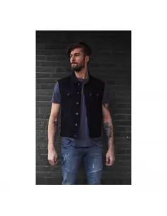MCS BLACK DENIM VEST 2