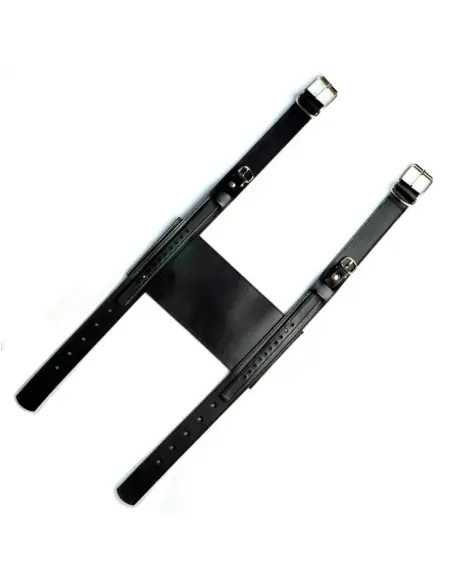 Comprar Soporte Negro De Piel Portaequipajes a precio de oferta