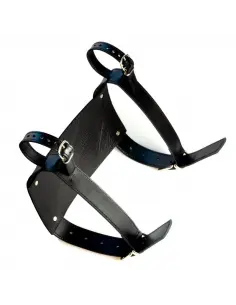 Comprar Soporte Negro De Piel Portaequipajes a precio de oferta 2