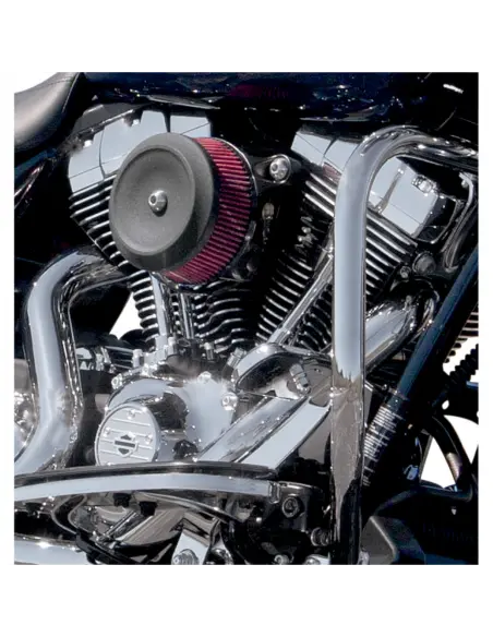 AIR FILTER COVER S&S BLACK DISHED