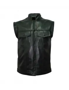 SOA PREMIUM LEATHER VEST UP TO 10XL