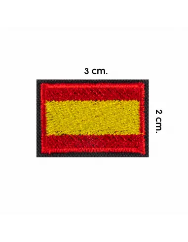 SPAIN FLAG PATCH 3 X 2